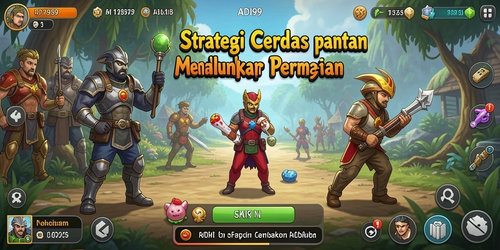 Tampilan gameplay ADI99 yang penuh strategi dan tantangan.
