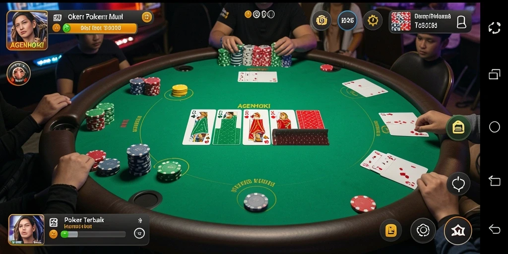 Tampilan gameplay AGENHOKI yang menarik dan interaktif.