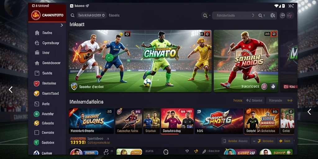 Tampilan gameplay Sportsbook CAHAYATOTO yang menarik dan interaktif.
