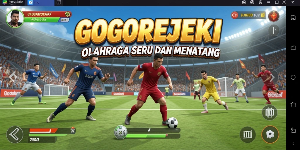 Tampilan gameplay GOGOREJEKI yang seru dan mendebarkan.