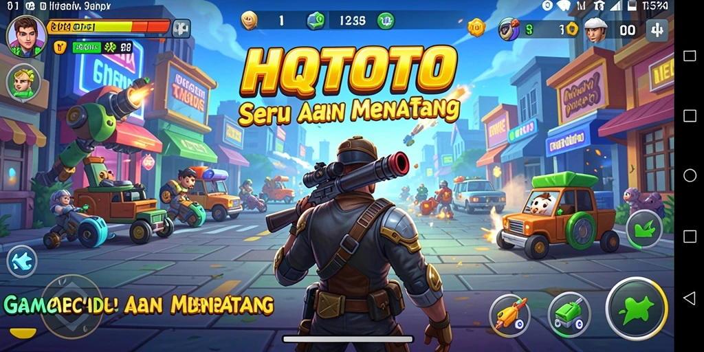 Screenshot HQTOTO menampilkan aksi gameplay seru dan grafis menarik.