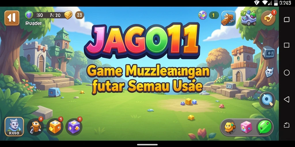 Screenshot gameplay JAGO11 yang menampilkan tantangan puzzle.