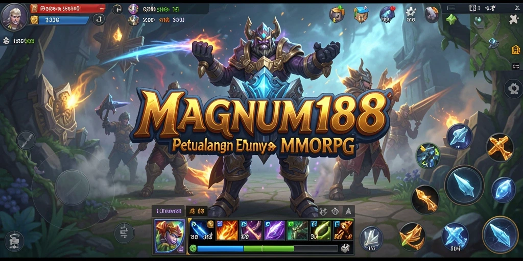 Gameplay seru MAGNUM188 dalam petualangan MMORPG.