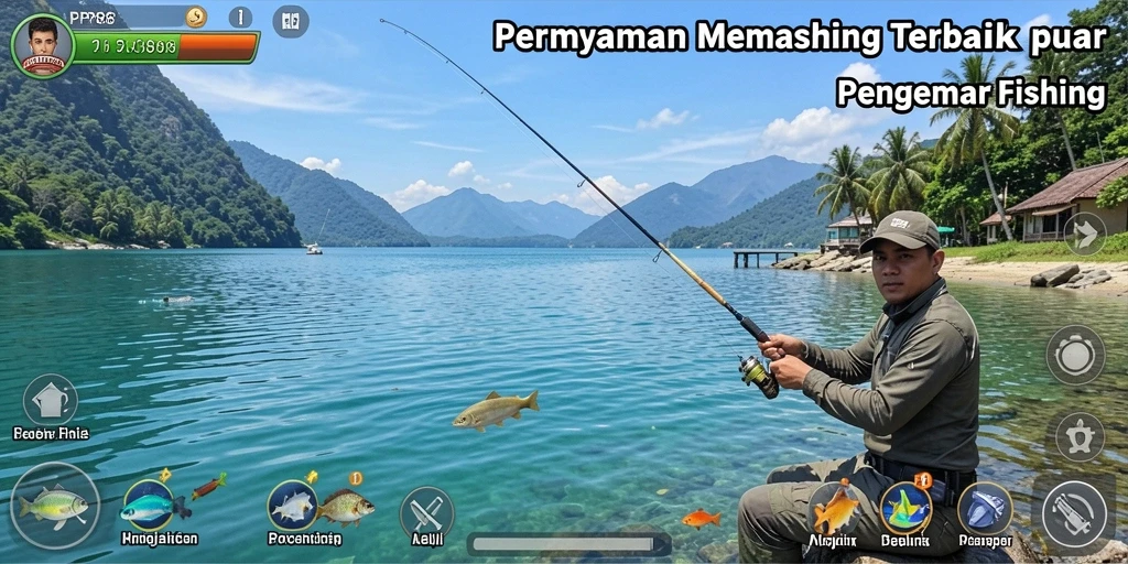Tampilan gameplay memancing yang seru dan menantang di PP88.