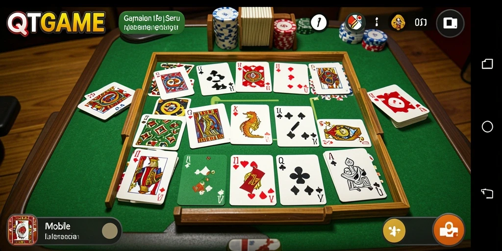 Tampilan gameplay QTGAME yang menarik dan interaktif.