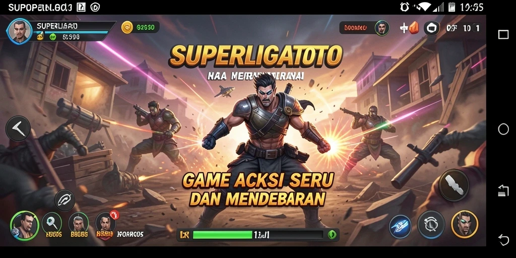 Tangkapan layar gameplay <strong>SUPERLIGATOTO</strong> yang penuh aksi dan tantangan seru.