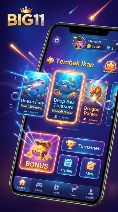 Pengguna dapat dengan cepat mengakses berbagai kategori aplikasi di big11.